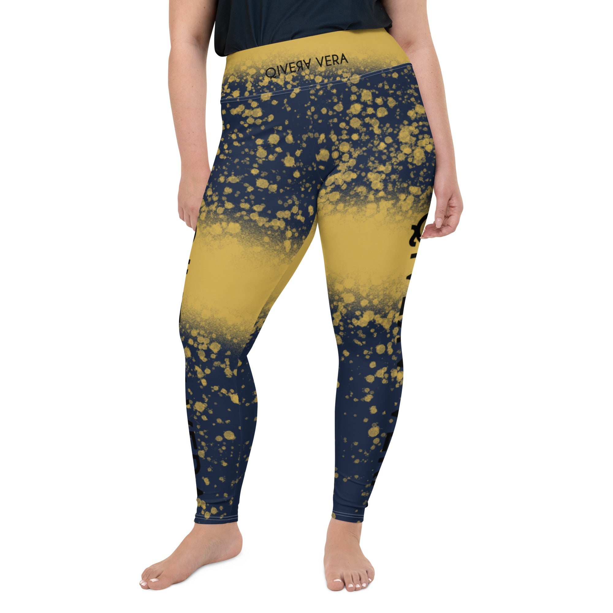 QIVERA VERA - All-Over Print Plus Size Leggings - QIVERA VERAQIVERA VERA - All-Over Print Plus Size LeggingsQIVERA VERA