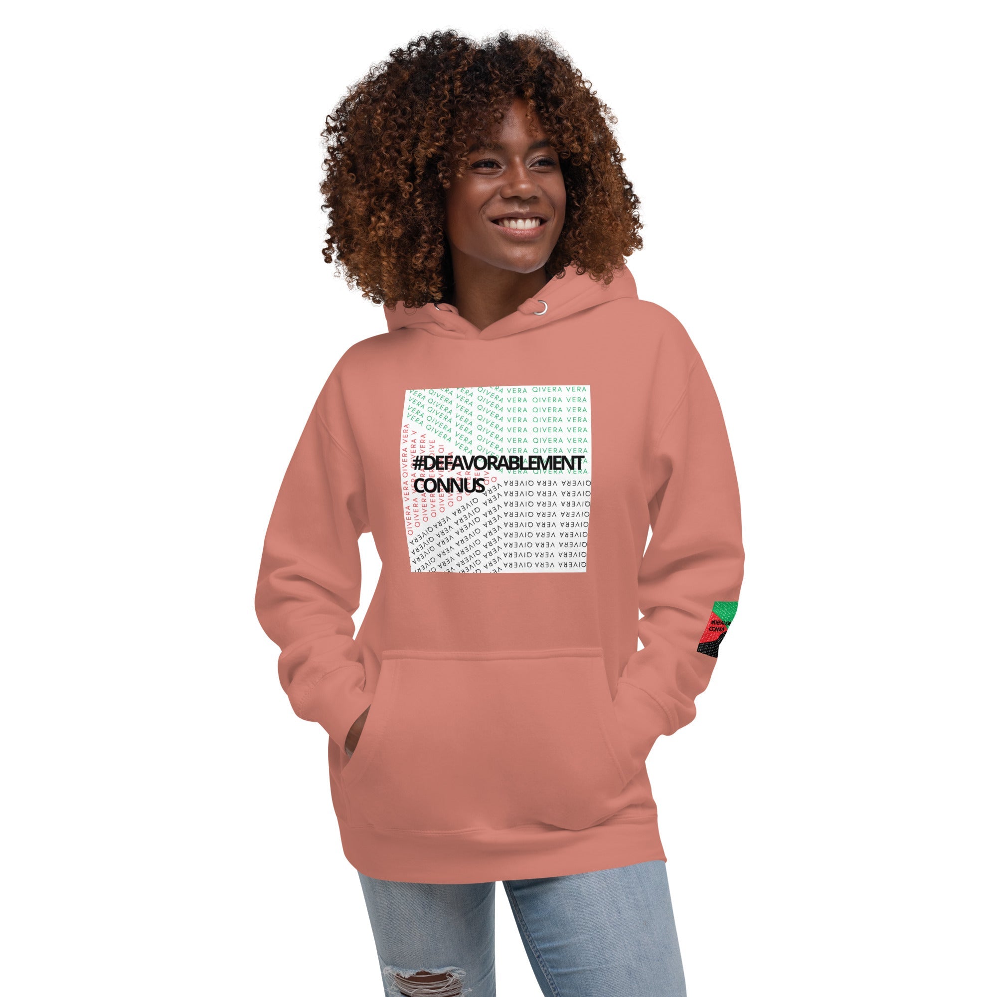 QIVERA VERA - Défavorablement Connus. Sweat à Capuche Unisexe - QIVERA VERAQIVERA VERA - Défavorablement Connus. Sweat à Capuche UnisexeQIVERA VERA