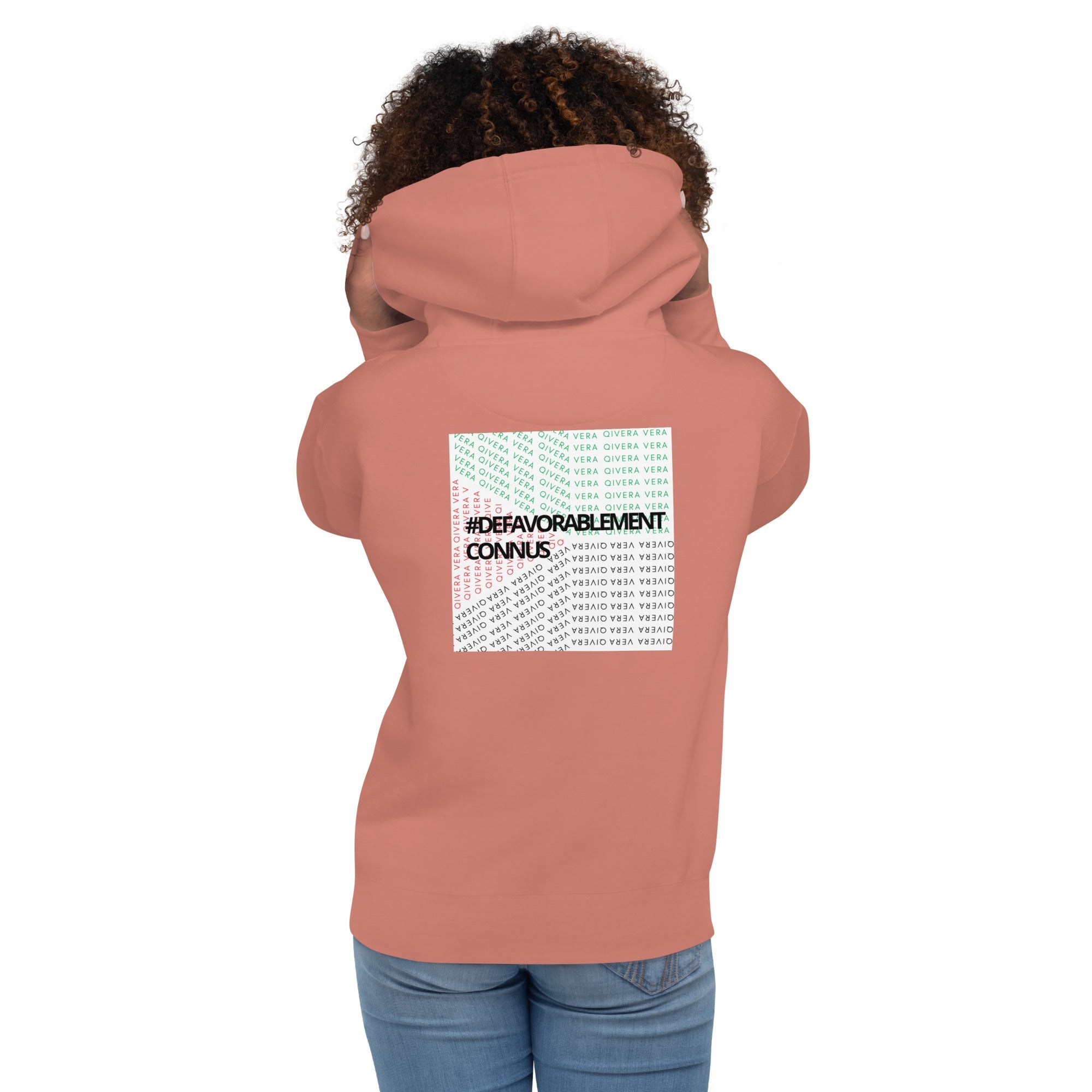 QIVERA VERA - Défavorablement Connus. Sweat à Capuche Unisexe - QIVERA VERAQIVERA VERA - Défavorablement Connus. Sweat à Capuche UnisexeQIVERA VERA