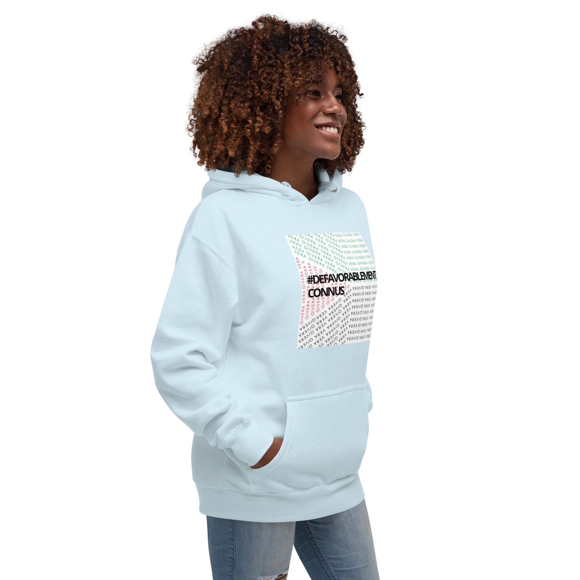 QIVERA VERA - Défavorablement Connus. Sweat à Capuche Unisexe - QIVERA VERAQIVERA VERA - Défavorablement Connus. Sweat à Capuche UnisexeQIVERA VERA