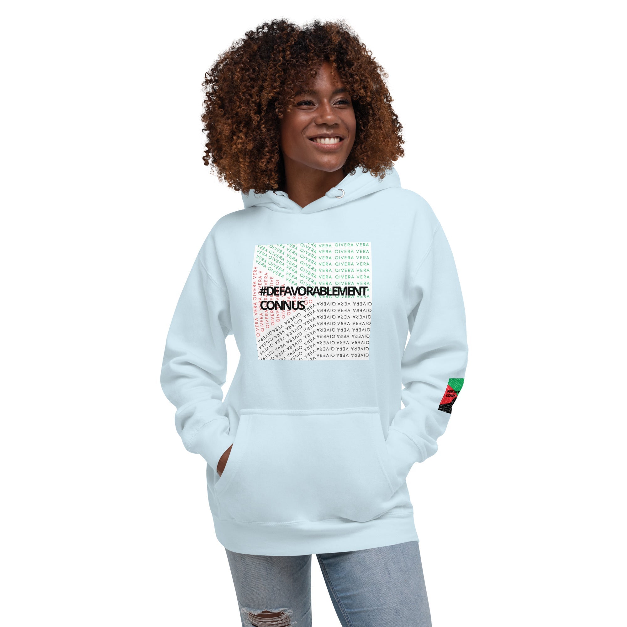 QIVERA VERA - Défavorablement Connus. Sweat à Capuche Unisexe - QIVERA VERAQIVERA VERA - Défavorablement Connus. Sweat à Capuche UnisexeQIVERA VERA