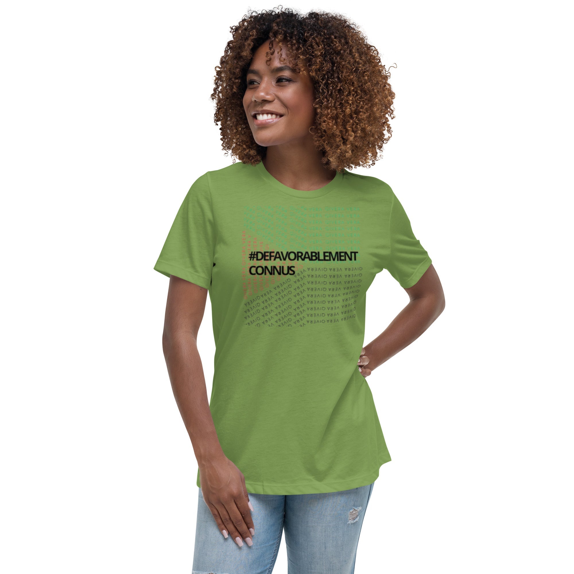 QIVERA VERA - Défavorablement Connus. T-shirt Décontracté pour Femme - QIVERA VERAQIVERA VERA - Défavorablement Connus. T-shirt Décontracté pour FemmeQIVERA VERA